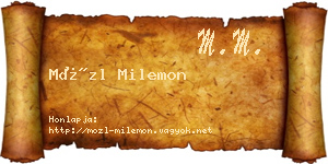 Mözl Milemon névjegykártya